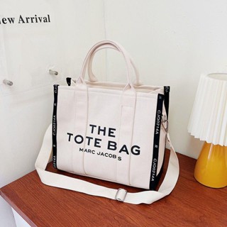 Marc Jacob 2023 Novo Desenho De Nicho De Mercado Bolsa Feminina De Lona Criativa Personalizada Para Cartas De Grande Capacidade tote ba Portátil