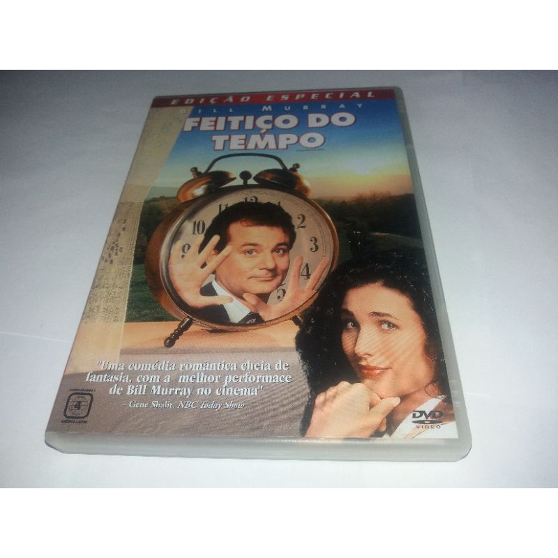 Dvd - Feitico do Tempo - 1993 - Bill Murray - Andie MacDowell - Dublado - Encarte