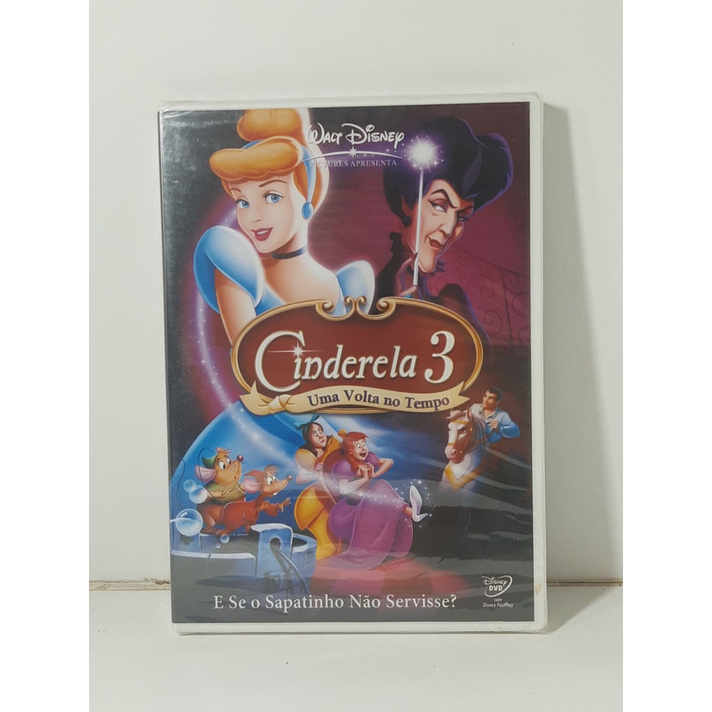 DVD Cinderela 3 - uma volta no tempo (lacrado)