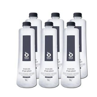 Kit c/ 6 Unid. Água Mineral Premium Com Gás Oba Bem Querer 1 L