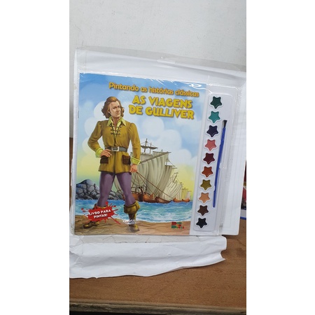 Livro Pintando as Histórias Clássicas - As Viagens de Gulliver - Cedic Internacional