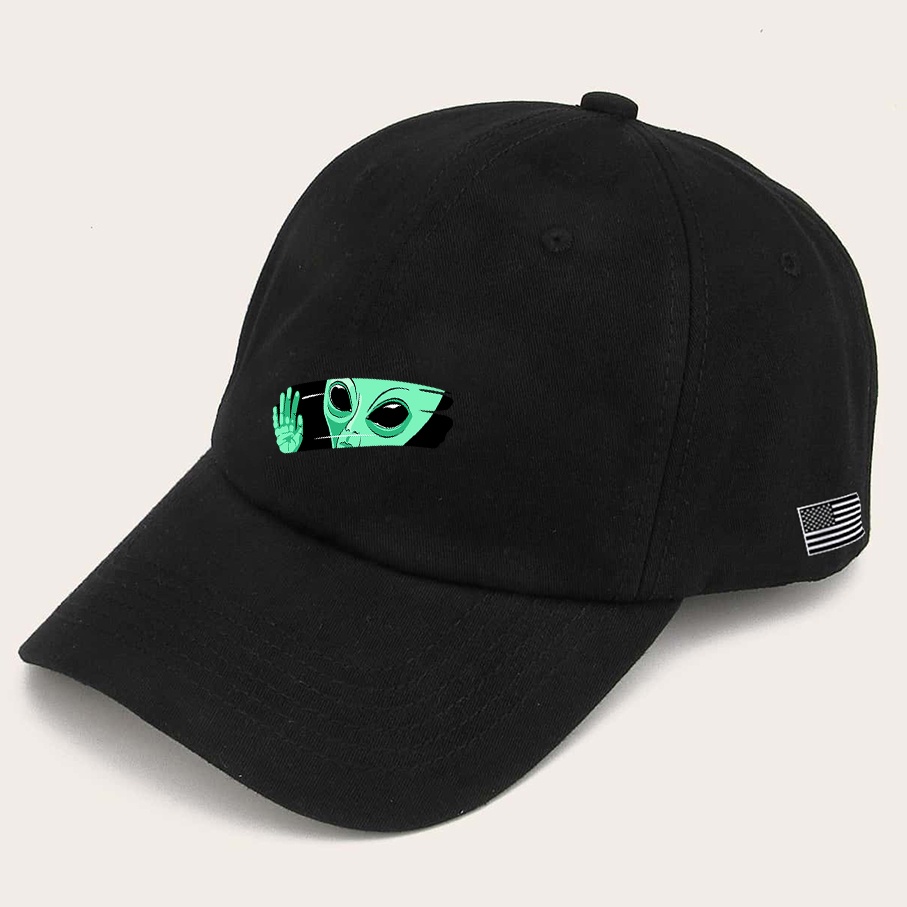 Boné masculino baseball Alien Etbone preto original Tribos