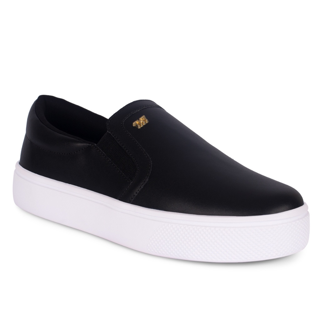 Slip On Tênis Feminino Casual Confortável Básico Calce Fácil Yatch Iate