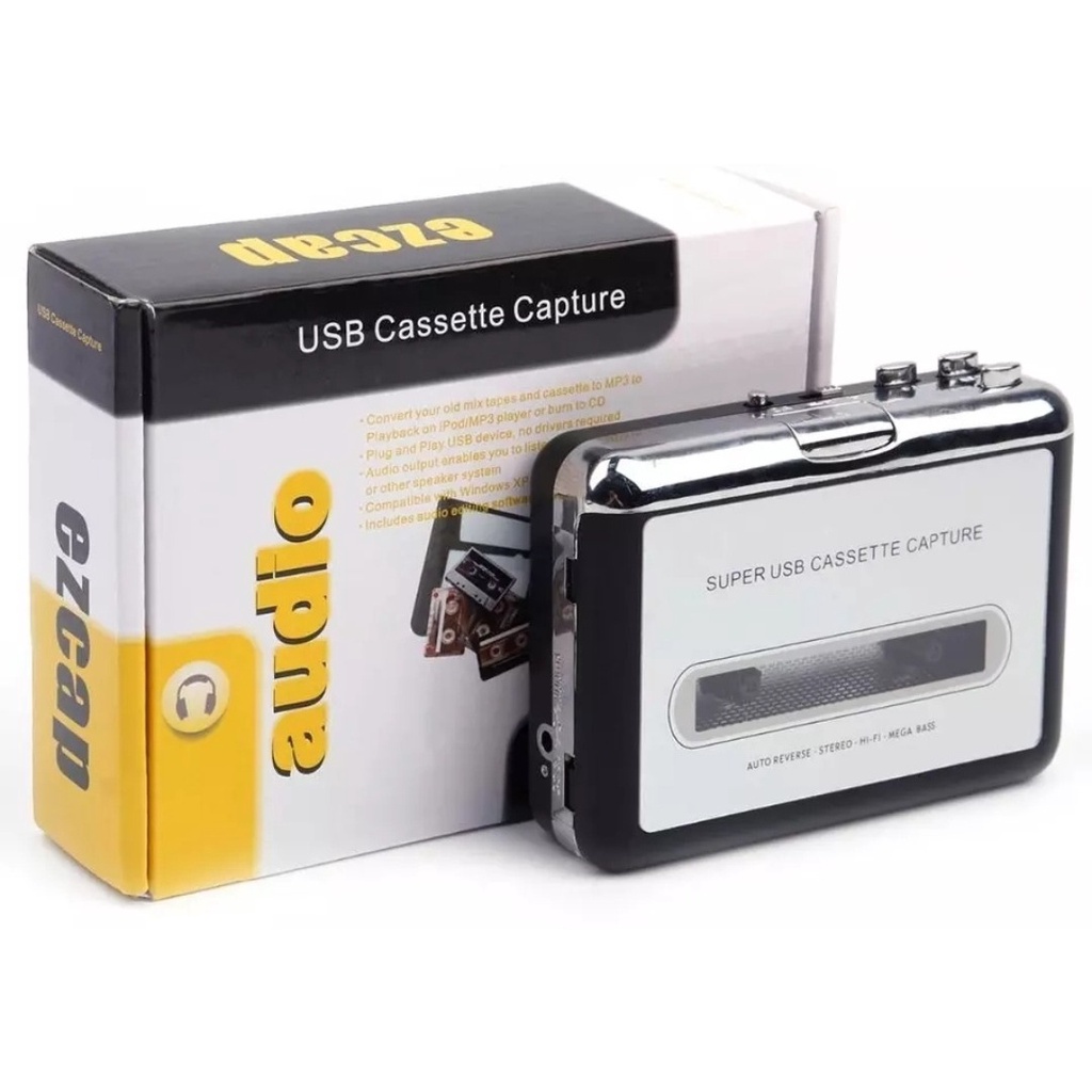 Leitor De Cassetes Walkman, Fita Cassetes Retrô Para Mp3 Cd