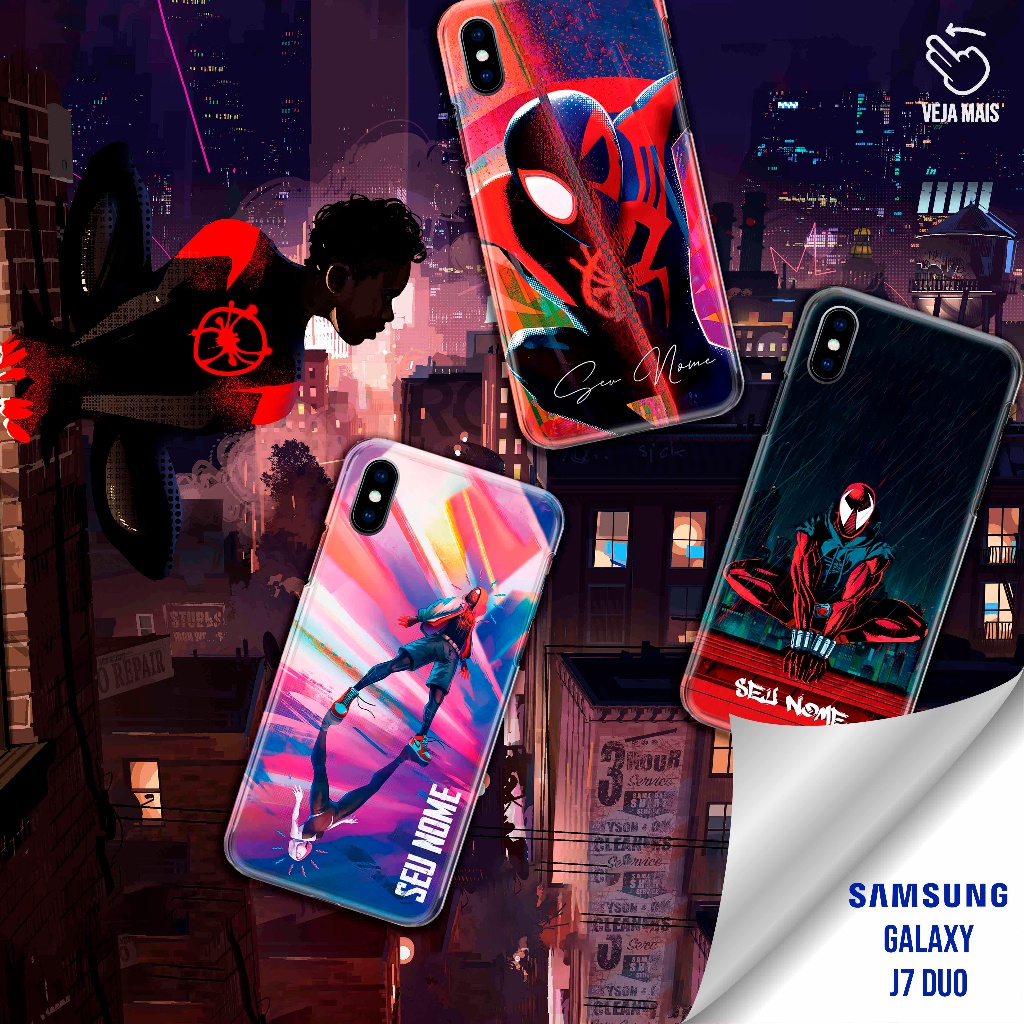 Capa Capinha  - Galaxy J7 Duo - Homem Aranha