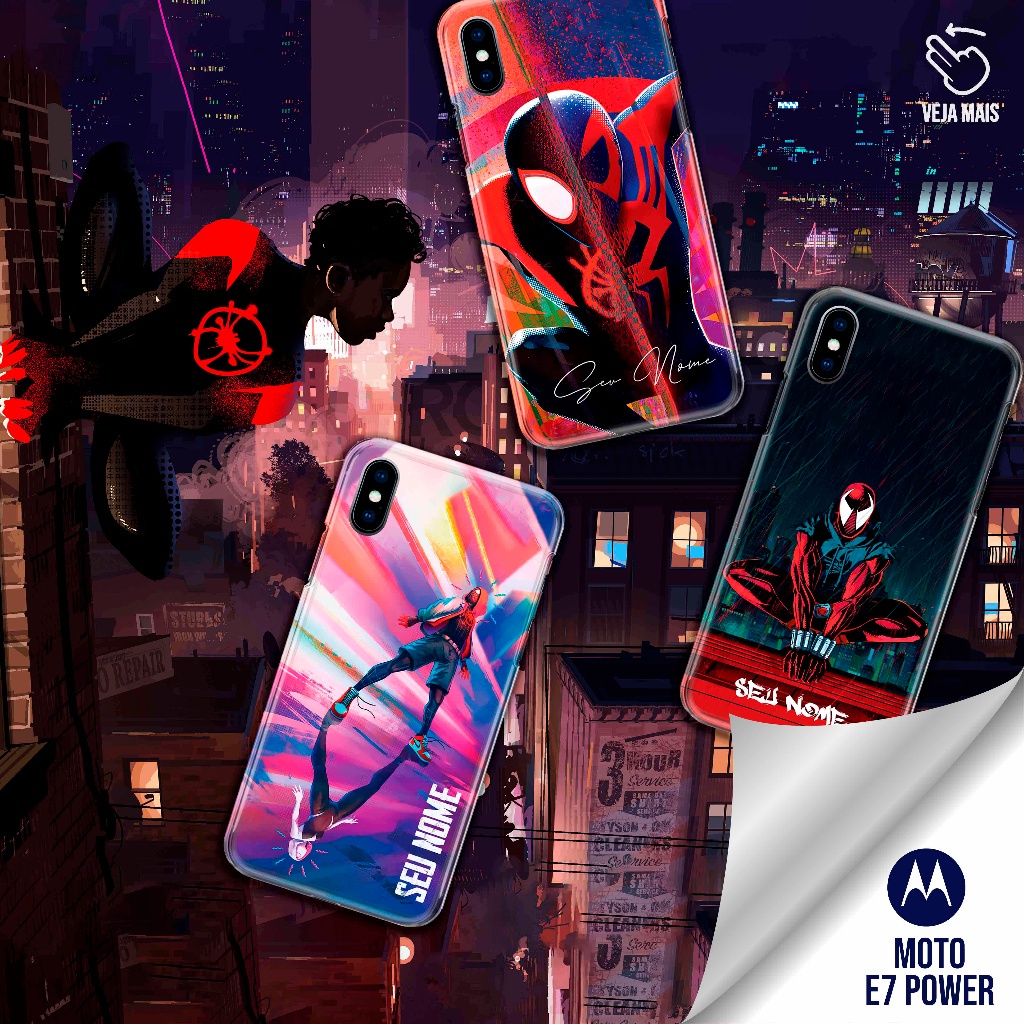 Capa Capinha  - Moto E7 Power - Homem Aranha