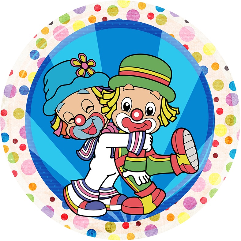 Painel Redondo Tecido Sublimado Patati Patata C/elástico 150x150cm em Oferta na Shopee