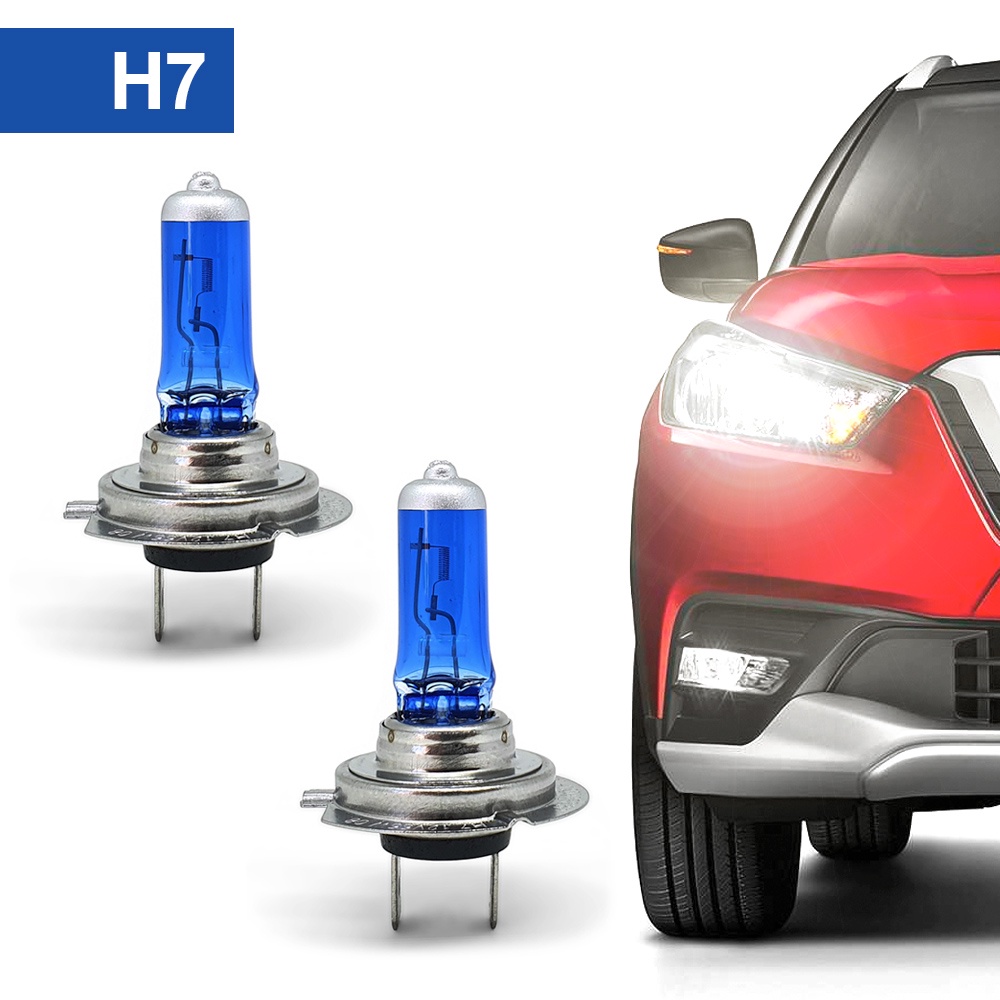 Par Lâmpadas H7 Farol Baixo Renault Clio Super Branco Halogena Inmetro Gerlux 2004 2005 2006 2007 2008
