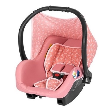 Bebê Conforto Cadeirinha Cadeira Infantil Solare Rosa Auto