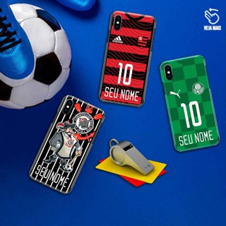 Capa Capinha - Moto G52 - Times Nacionais Personalizado Com Nome