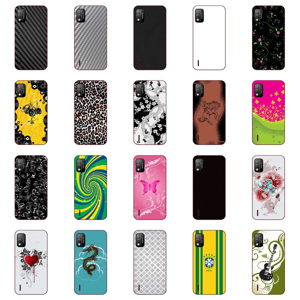 Capa Adesivo Skin349 a 368 Verso Para Positivo Twist 4G