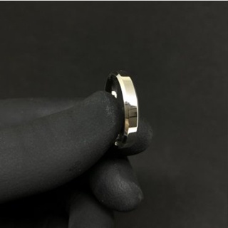 Aliança Namoro Compromisso Prata Aço Inox 4mm Chanfrada - 1 Unidade em Oferta na Shopee