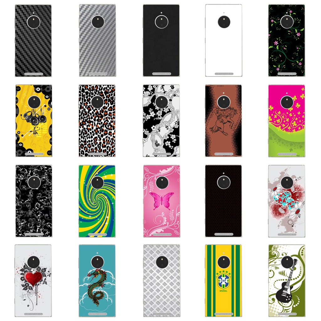 Capa Adesivo Skin349 a 368 Verso Para Nokia Lumia 830 Rm-984