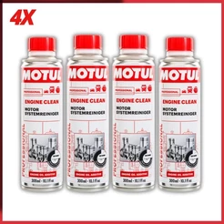 Kit Spray Limpeza Motor Motul Engine Clean 4 Unid 300ml