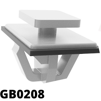 20 Grampo Moldura e Friso Lateral Porta  Creta 17/23) HB20x 12/23) Tucson 05/22) Ix 35 10/22) Azera (08/20)