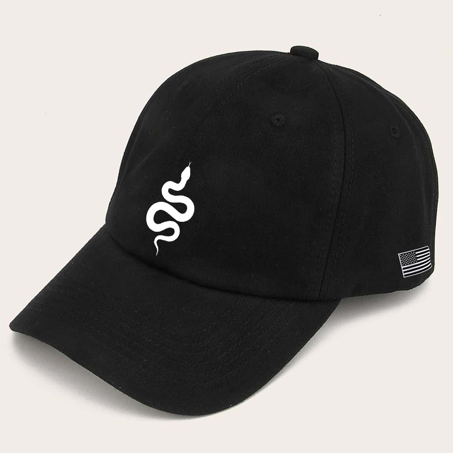 Boné masculino baseball Cobra Simbolo bone preto original Tribos