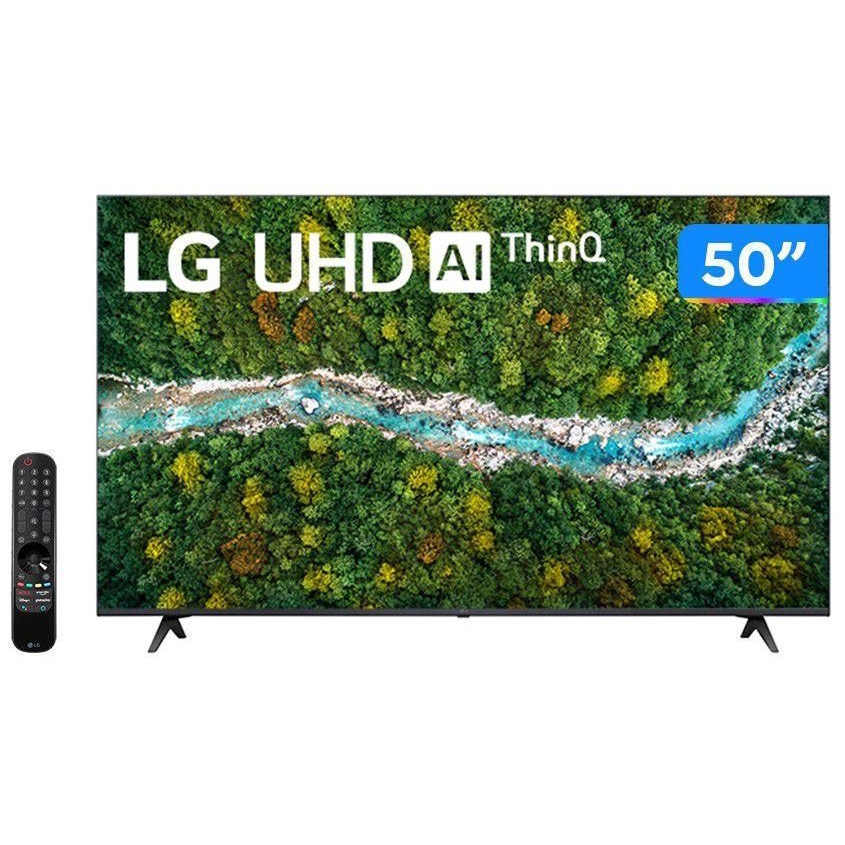 Smart TV LG 50 polegadas com inteligência artificial