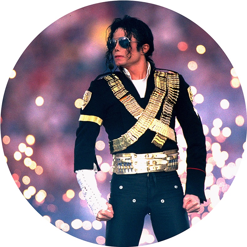 Painel Redondo Tecido Sublimado Michael Jackson C/elástico 150x150cm em Oferta na Shopee