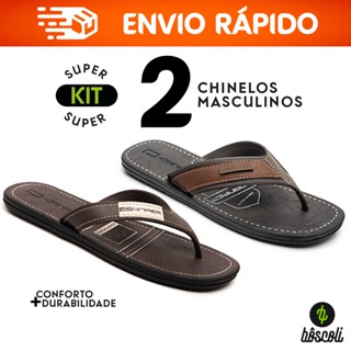 Kit 2 Chinelos Sandália Danper Original Masculino Macio Confortável + Nota Fiscal