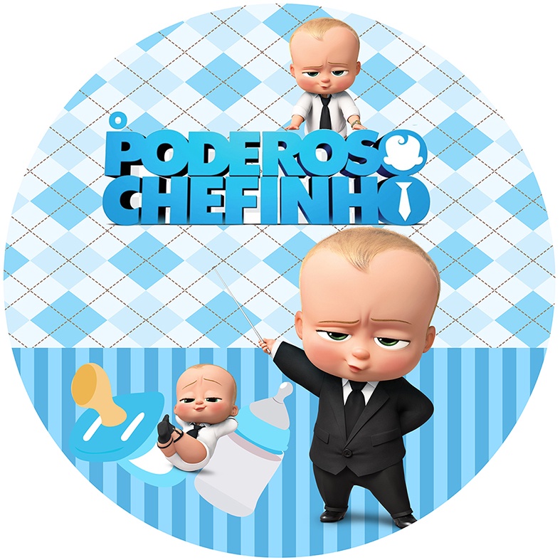 Painel Redondo Tecido Sublimado Poderoso Chefinho e Chefinha C/elástico 150x150cm em Oferta na Shopee