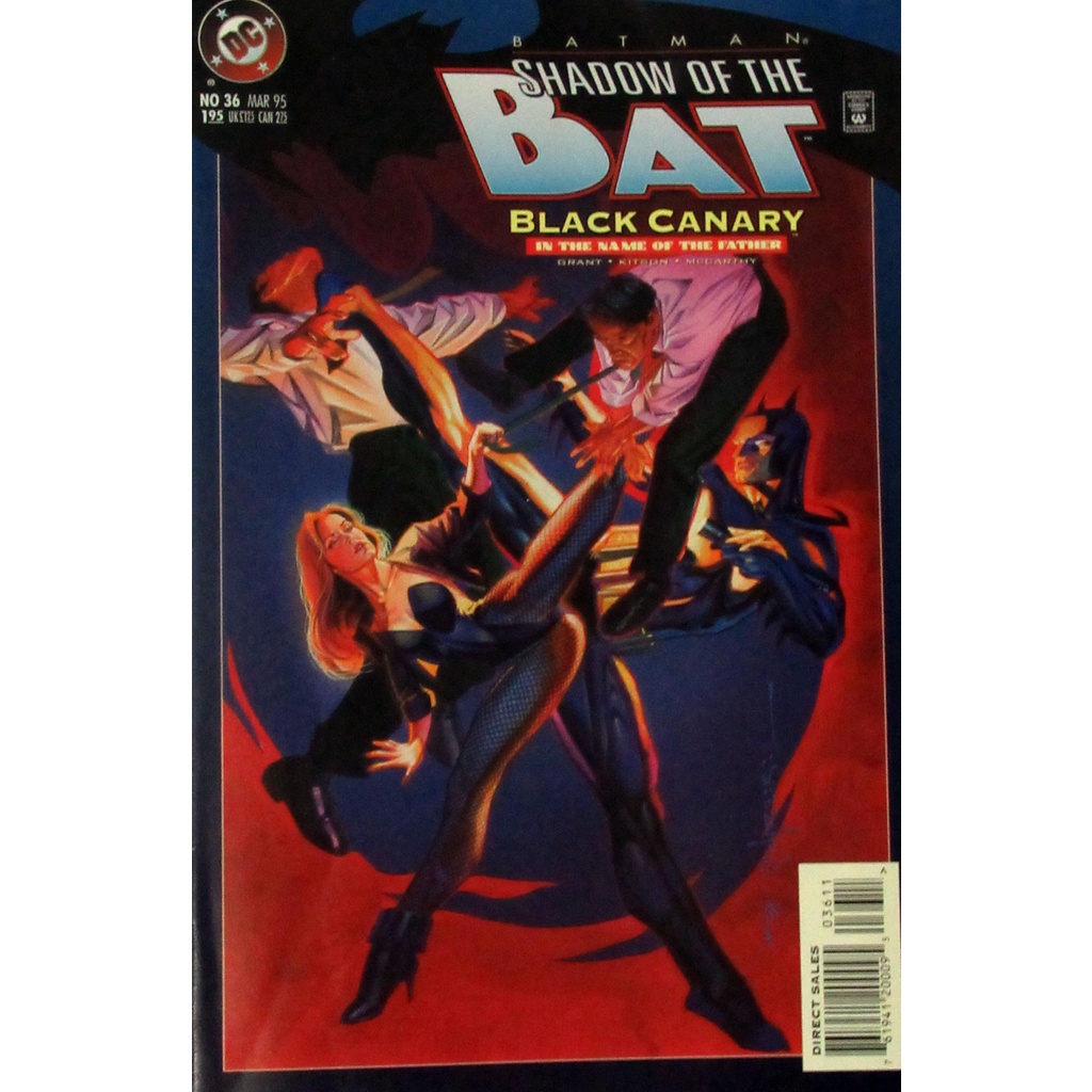 Hq DC Batman Shadow of the Bat 36 - Black Canary : In the name of the Father - Importada - 1995