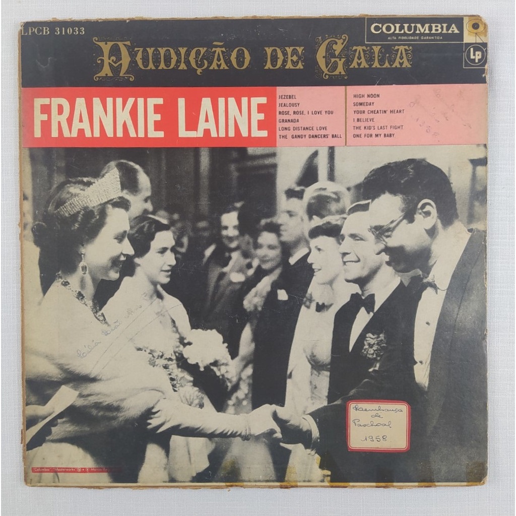 Long Play Disco Vinil LP - Frankie Laine