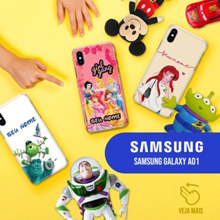 Capa Capinha - Samsung Galaxy A01 - Disney Com Nome