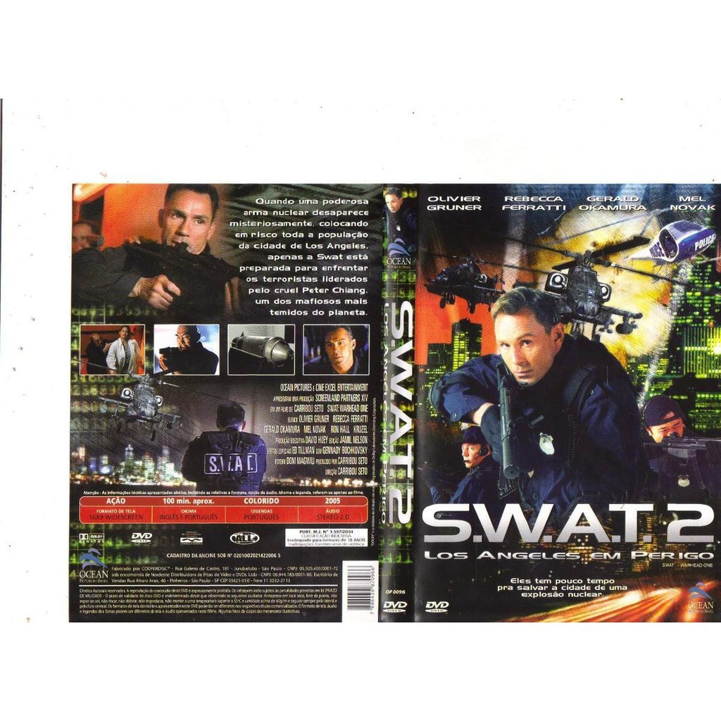 Dvd Swat 2 - Los Angeles Em Perigo, Ação, Original