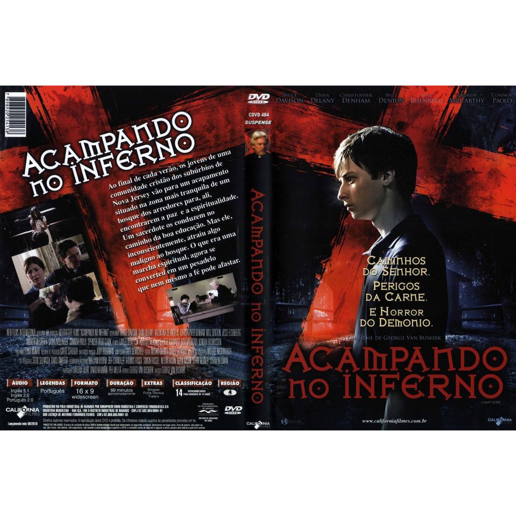 Dvd Acampando No Inferno, Suspense, Original