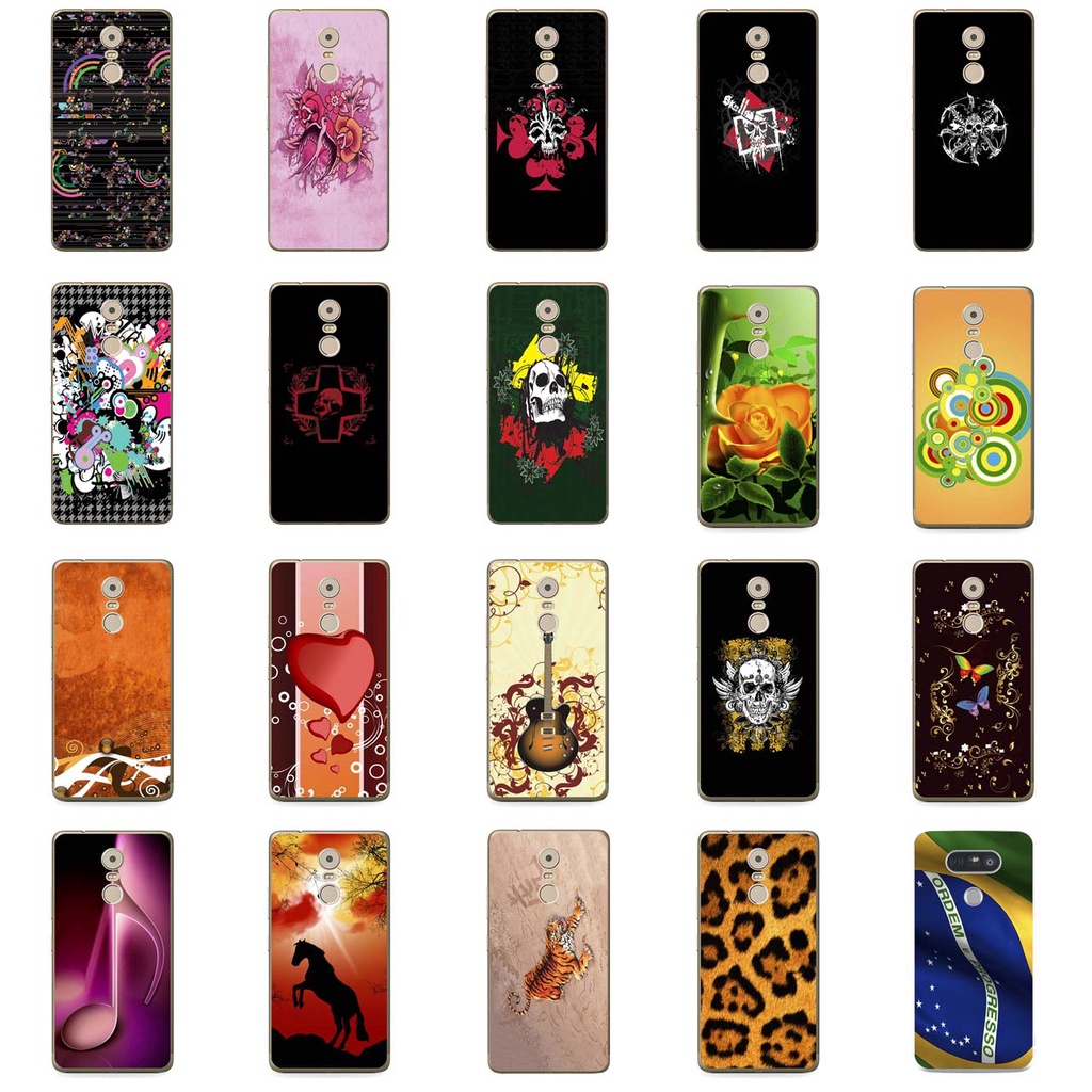 Capa Adesivo Skin006 a 628 Verso Para Lenovo Vibe K6 Plus