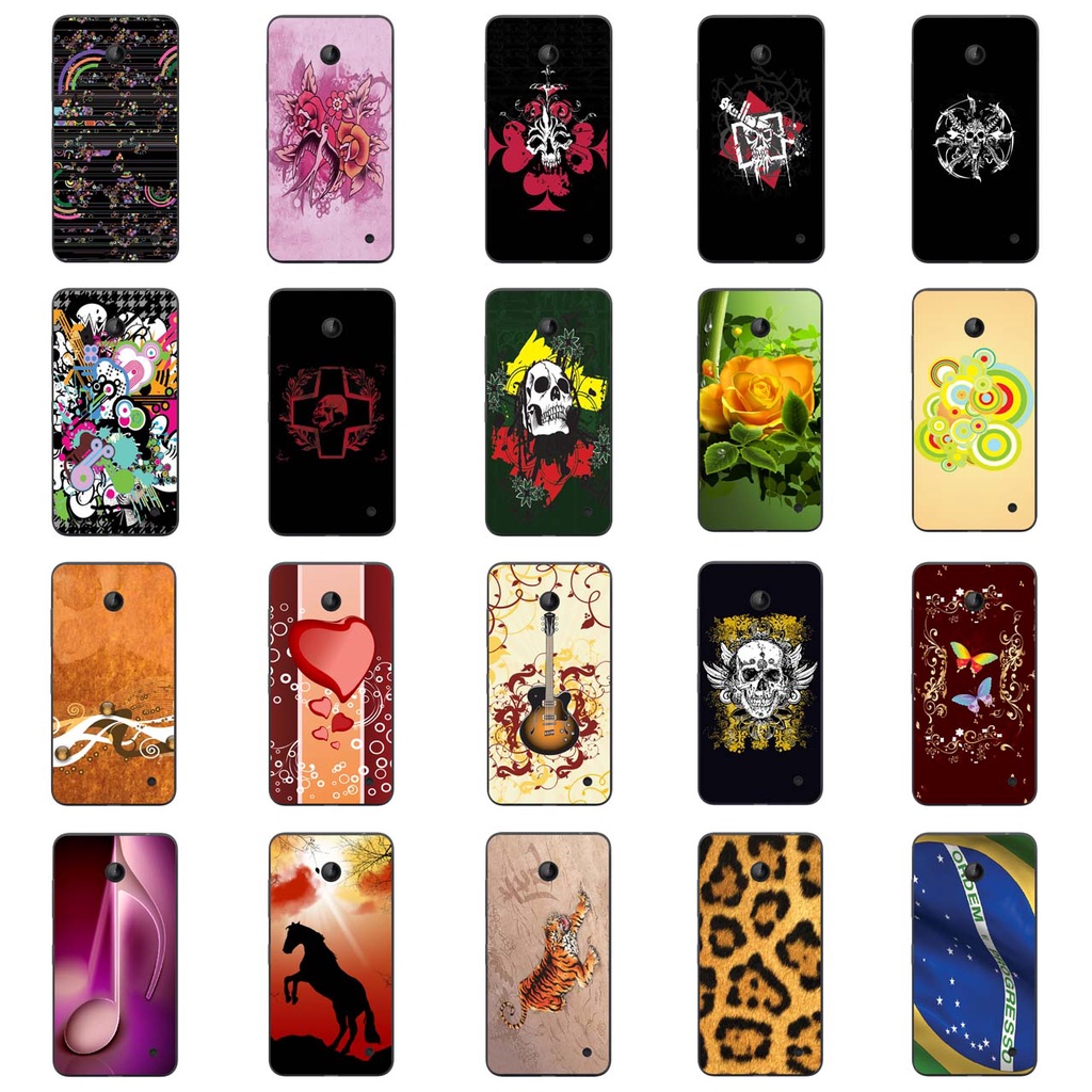 Capa Adesivo Skin006 a 628 Verso Para Nokia Lumia 630 e 635