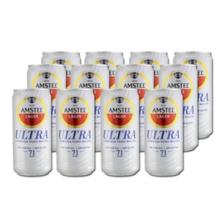 Kit c/ 12 unid. Cerveja Amstel Ultra Puro Malte S Gluten 269Ml
