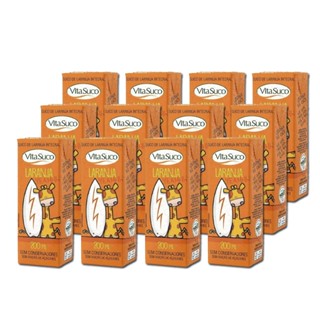 Kit c/ 12 unid. Suco Vita Suco Laranja Int 100% Suco 200Ml