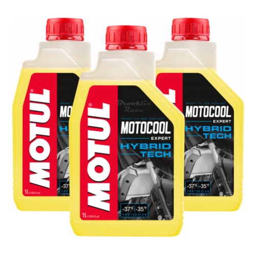 Kit 3l Fluído De Arrefecimento Motocool Expert -37º 1l Motul - Spare Parts and Accessories for Vehicles