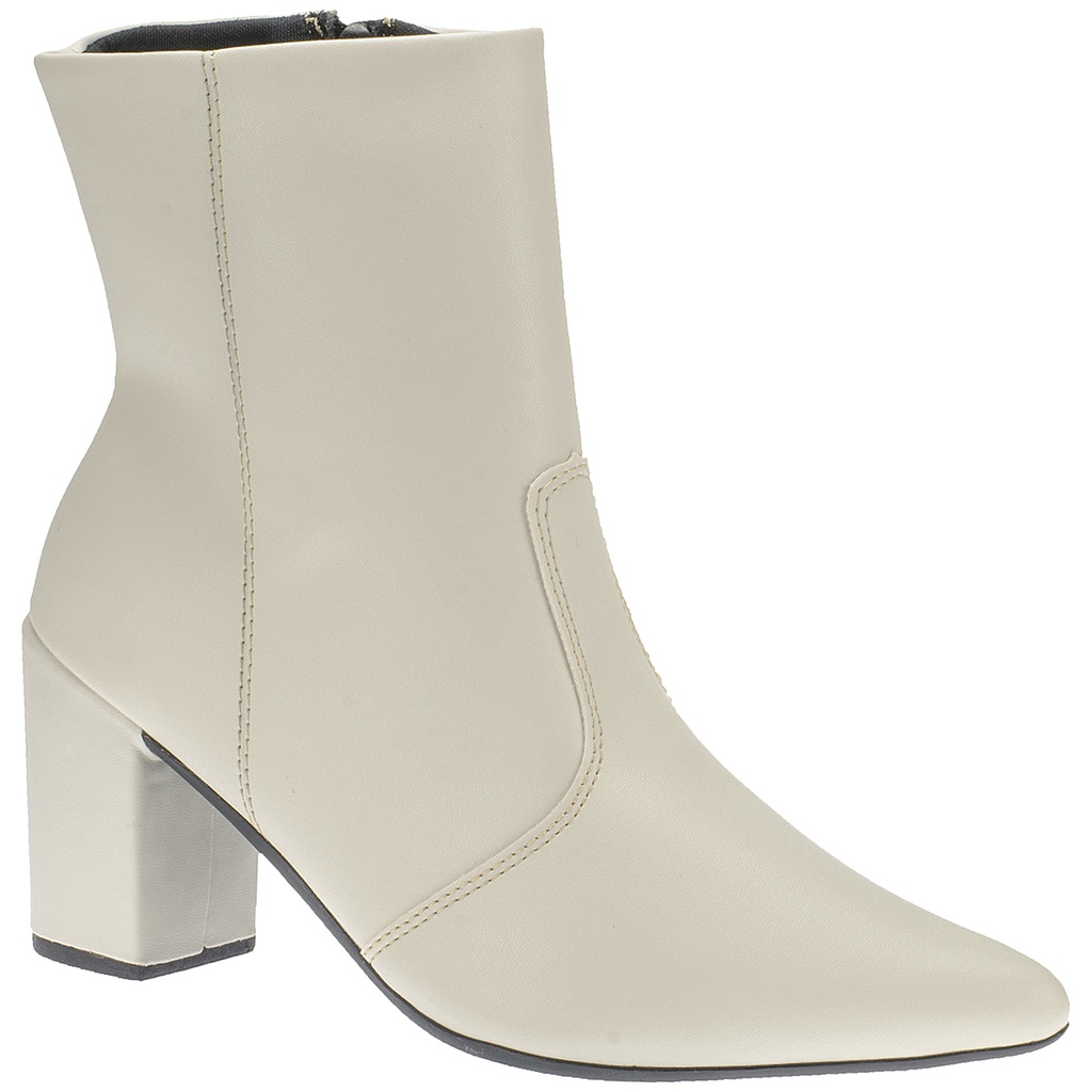 Bota Cano Curto Feminina Off White: Onde Comprar | BuscaProdutos