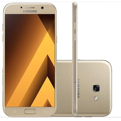 Smartphone Samsung Galaxy A7 2017 - Dourado - 32GB - RAM 3GB - Exposição