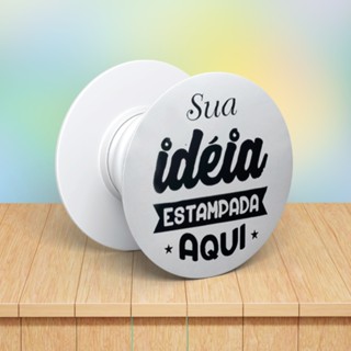 Suporte Popsocket para Celular Personalizada Com Foto, Logo, Imagem ou Nome