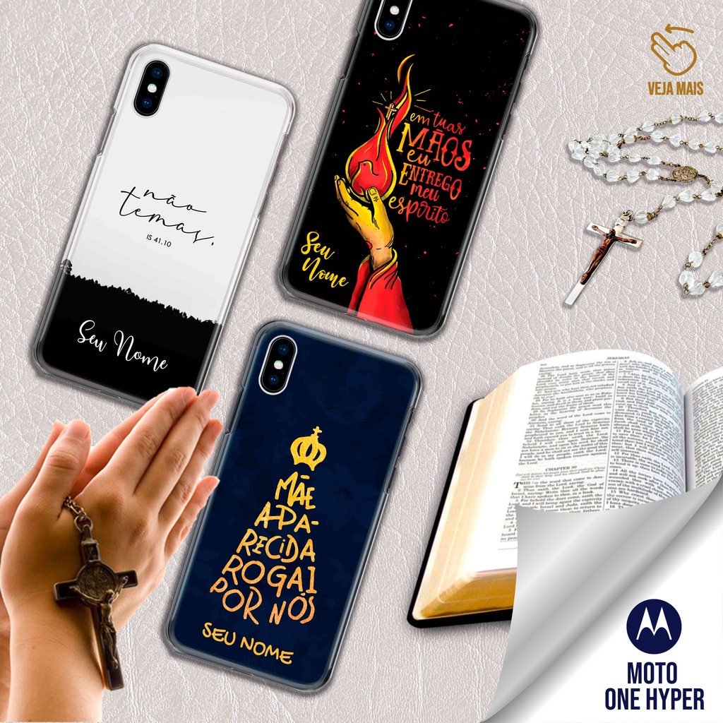Capa Capinha  - Moto One Hyper - Religiosa