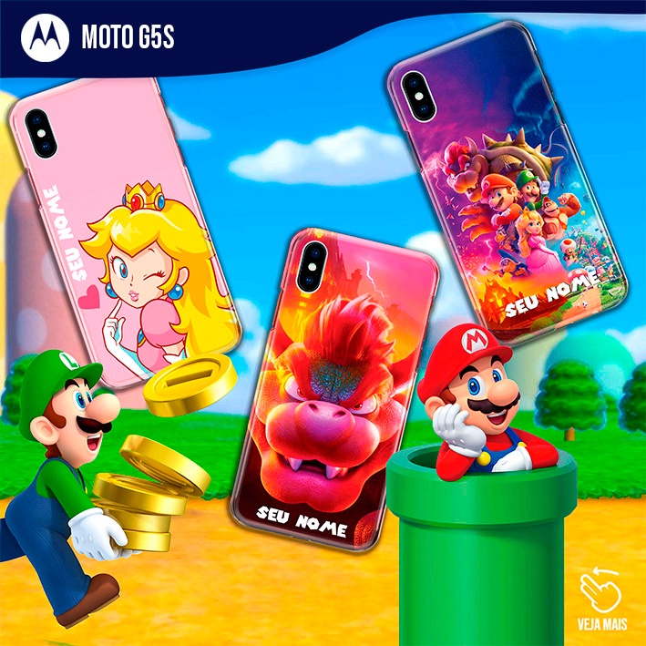 Capa Capinha  - Moto G5S - Super Mario Bros