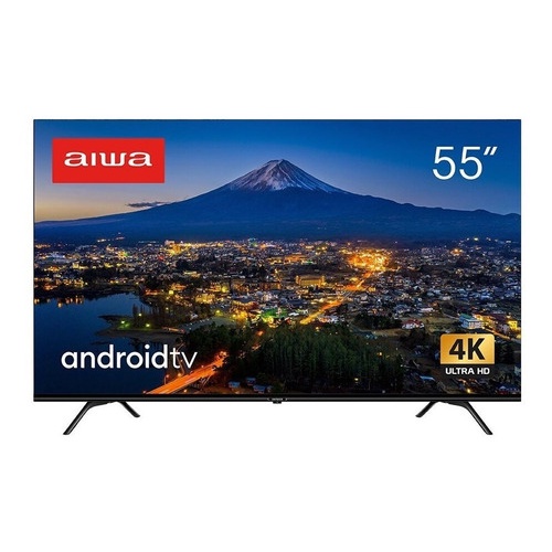 Smart Tv Aiwa Aws-tv-55-bl-01-a Android Tv 4k 55 110v/220v