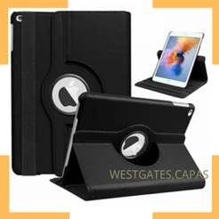 Capa GIRATÓRIA filp cover Couro Sintetico compatível iPad 5 6 AIR AIR2 9.7 polegadas