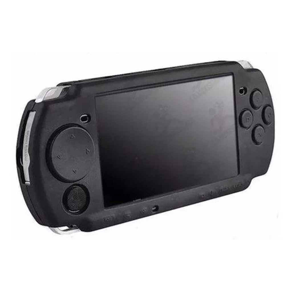 Case preta capa silicone sony playstation Psp 2000 3000 slim Versões