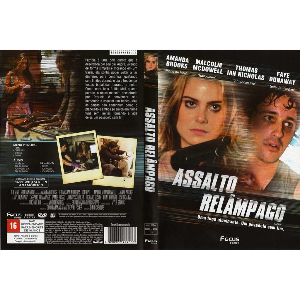 Dvd Assalto Relâmpago, Amanda Brooks, Ação, Original