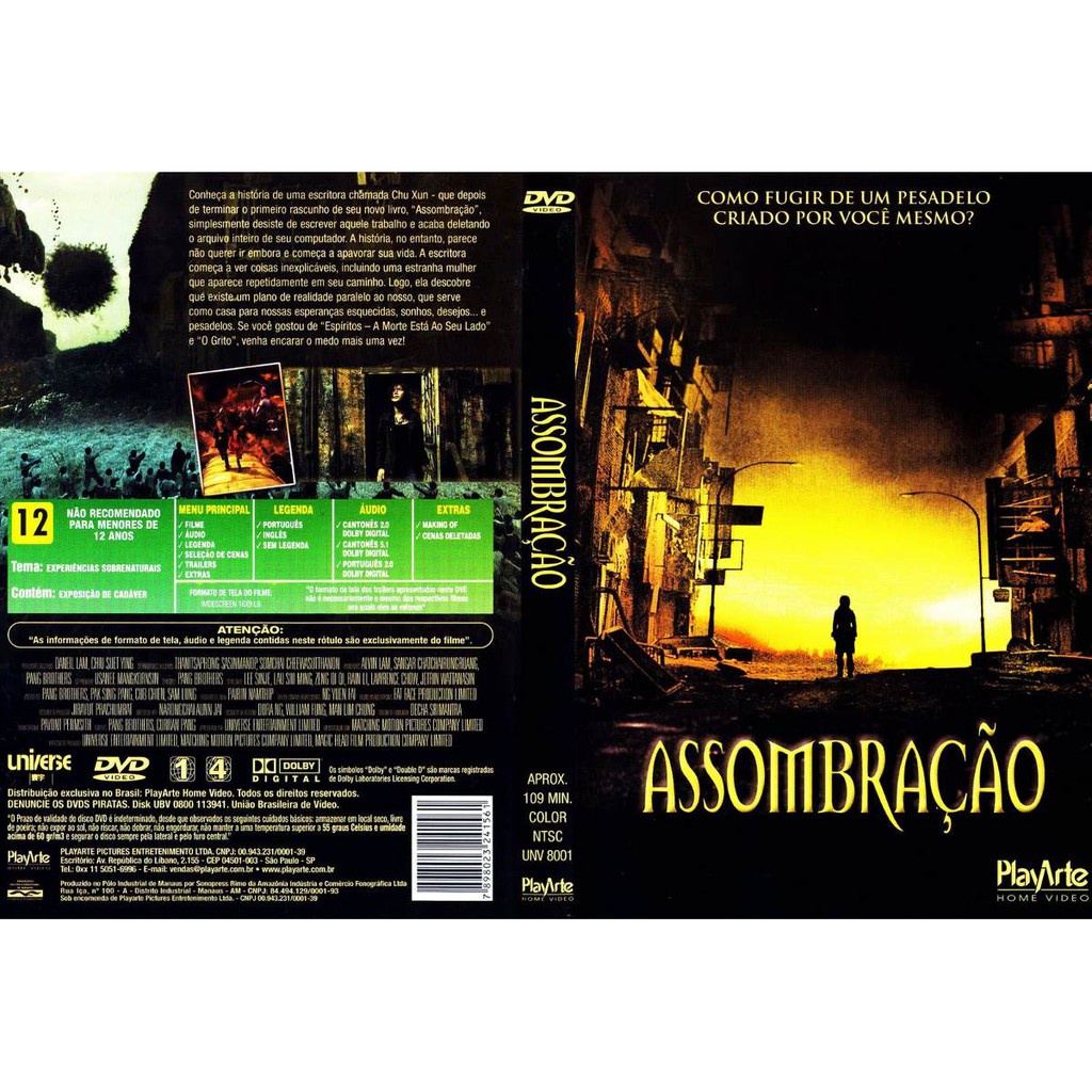 Dvd Assombração, Suspense, Original