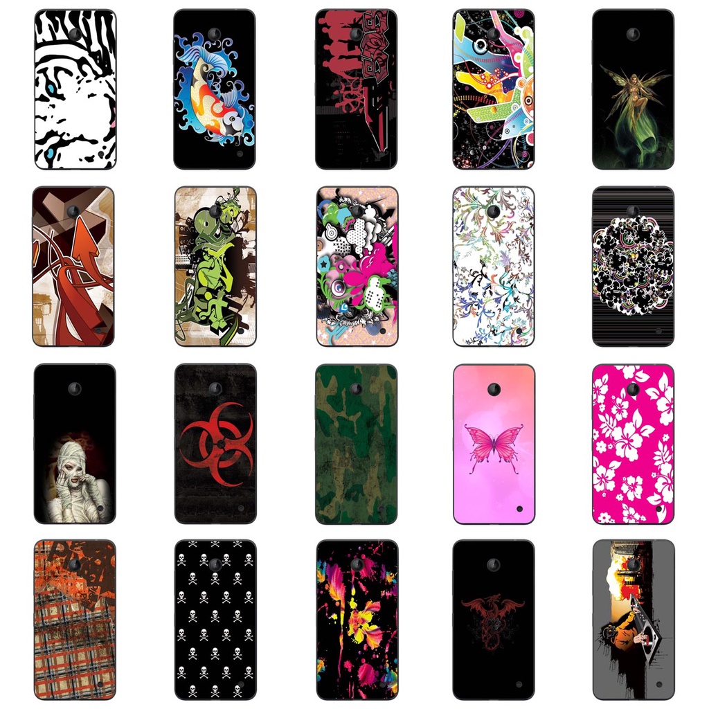 Capa Adesivo Skin047 a 264 Verso Para Nokia Lumia 630 e 635