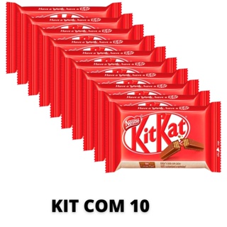 Kit Chocolate ao Leite Kit Kat (10x41,5g) em Oferta na Shopee