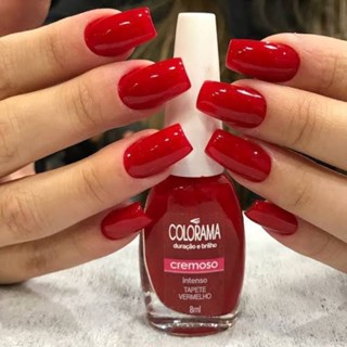 Esmalte Colorama Cremoso Tapete Vermelho 8ml