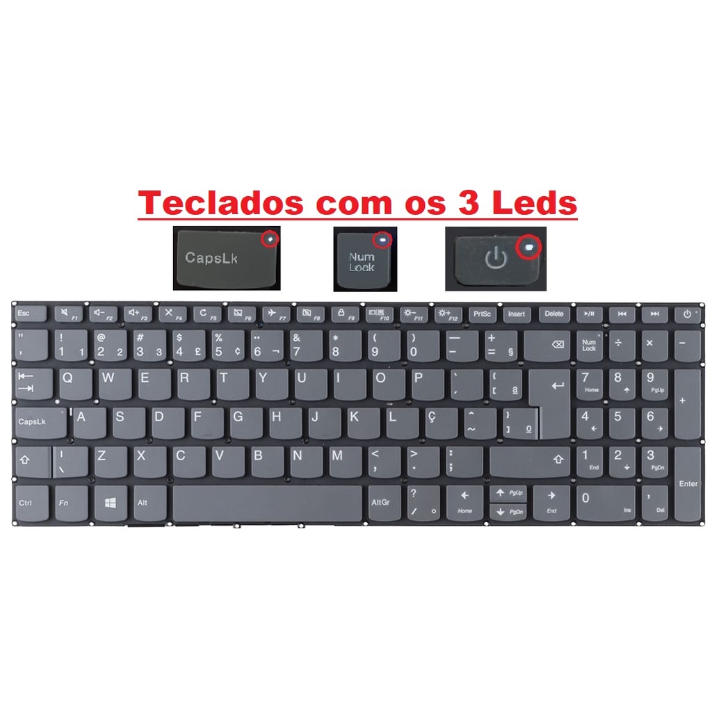 Teclado Para Notebook Lenovo Ideapad 330-15ikb 81fd