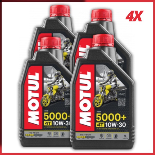 Kit Óleo Motul 5000+ 4t 10w30 Semissintético Com 4 Litros - Spare Parts and Accessories for Vehicles