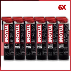 Kit Spray Lubrificante Corrente Motul C2 400ml C 6 Unidades